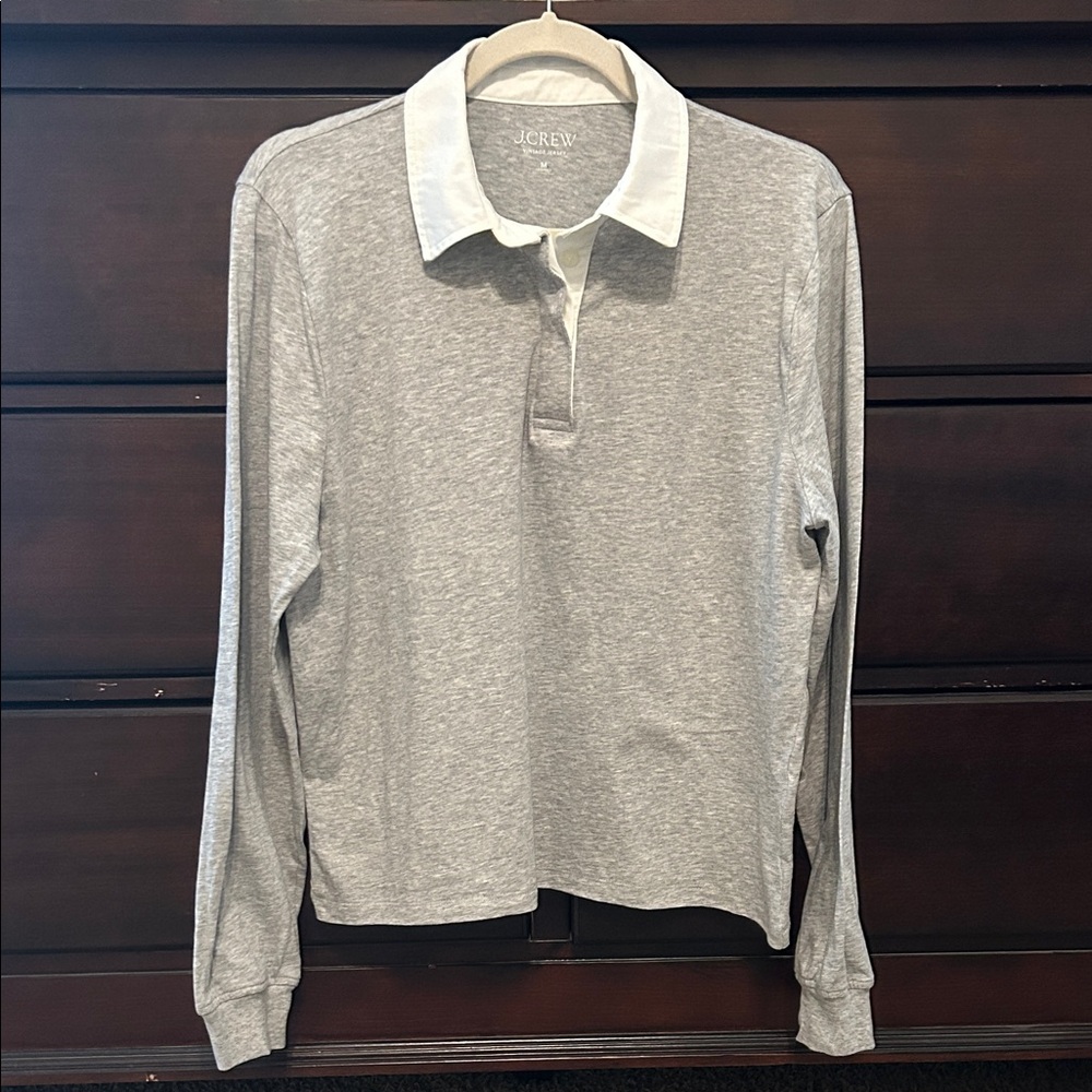 J. Crew Vintage Jersey collared top
